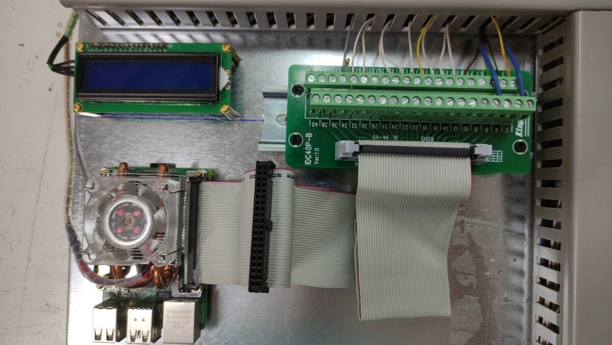 Raspberry, Display und Breakout Board