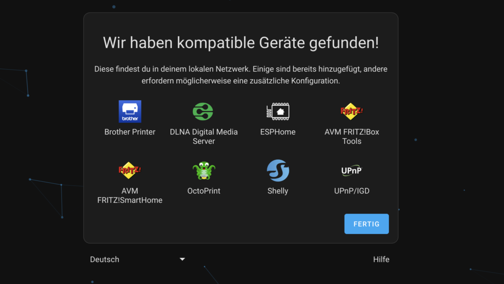 Hinzufügen von Geräten